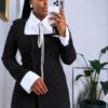 Premium Double-Breasted Blazer Dress