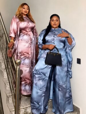 Premium Satin Kimono & Pants Set - Wholesale