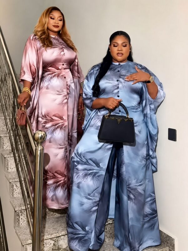 Premium Satin Kimono & Pants Set - Wholesale