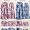 Premium Satin Kimono & Pants Set - Wholesale