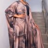 Premium Taupe Kimono & Pants Set - Wholesale Fashion