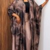 Premium Taupe Kimono & Pants Set - Wholesale Fashion