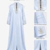 Premium Ice Blue Structured Dress 3512BR