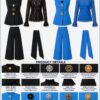 Premium Four-Piece Black Blazer Set - Wholesale B2B