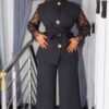 Premium Four-Piece Black Blazer Set - Wholesale B2B