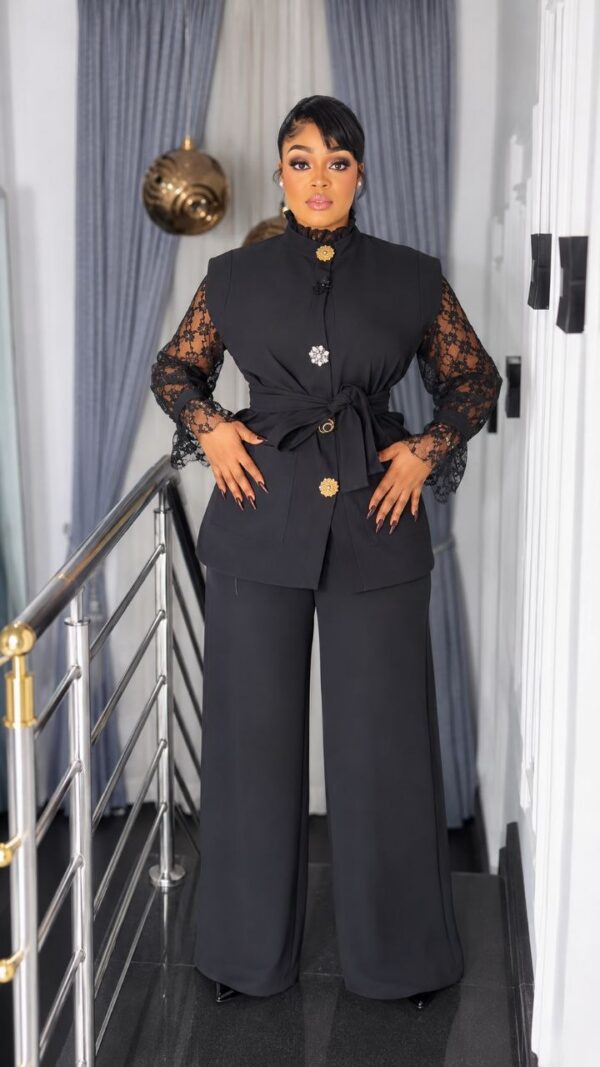 Premium Four-Piece Black Blazer Set - Wholesale B2B