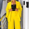 Premium Two-Piece Blazer Suit Set