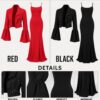 Premium Red Two-Piece Blazer Suit Set
