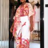 Premium Two-Piece Tropical Print Set