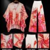 Premium Two-Piece Tropical Print Set