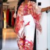 Premium Two-Piece Tropical Print Set