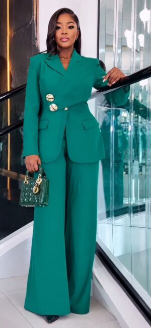 Premium Two-Piece Blazer Suit Set