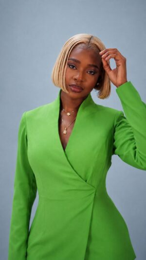 Premium Red Two-Piece Blazer Set - Wholesale Fashion Collection