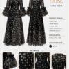 Premium Black Sequin Midi Dress - Wholesale