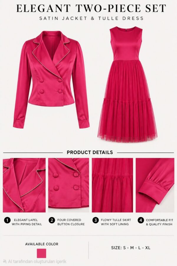 Elegant Color Block Shirt Dress