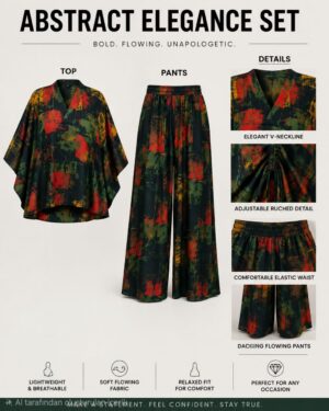 Premium Floral Print Two-Piece Set - Wholesale Fashion