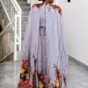 Premium Floral Kimono and Skirt Set