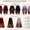 Premium Floral Kimono and Skirt Set