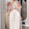 Premium Floral Kimono & Pants Set Premium Floral Kimono & Pants Set