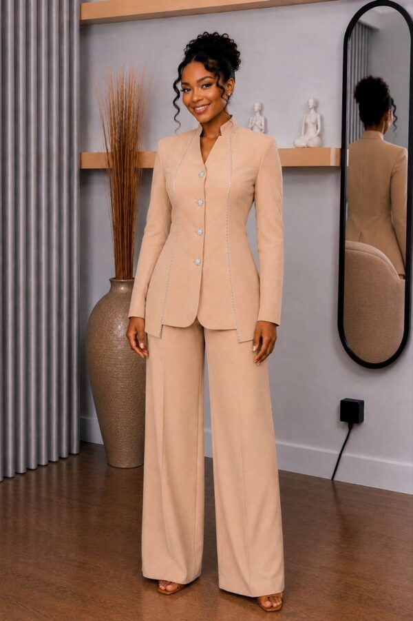 White Blazer & Polka Dot Skirt Two-Piece Set White Blazer & Polka Dot Skirt Two-Piece Set