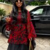 Premium Black Red Floral Dress - Wholesale Premium Black Red Floral Dress - Wholesale