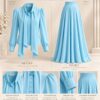 Premium Two-Piece Sky Blue Set Premium Two-Piece Sky Blue Set