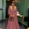 Premium Two-Piece Pleated Dress Set with Gold Embroidery Premium Two-Piece Pleated Dress Set with Gold Embroidery