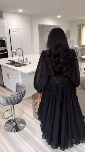 Premium Black Pleated Dress - Wholesale