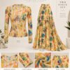 Volonte Premium Floral Two-Piece Set - Yellow Volonte Premium Floral Two-Piece Set - Yellow