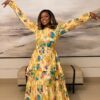 Volonte Premium Floral Two-Piece Set - Yellow Volonte Premium Floral Two-Piece Set - Yellow