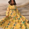Volonte Premium Floral Two-Piece Set - Yellow Volonte Premium Floral Two-Piece Set - Yellow