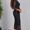 Black Lace Two-Piece Set - Wholesale Fashion Black Lace Two-Piece Set - Wholesale Fashion
