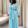 Premium Two-Piece Chiffon Set Sky Blue Premium Two-Piece Chiffon Set Sky Blue