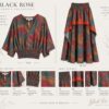 Black Rose Two-Piece Set - Burgundy Women's Collection