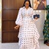 Premium White Two-Piece Dress Set - Wholesale